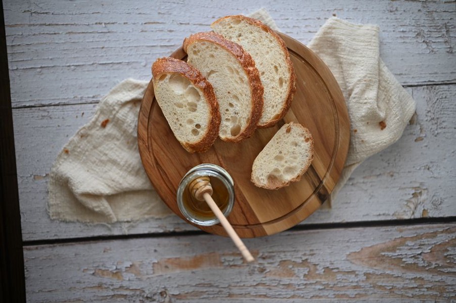 Tranches de pain d’épices à la mie souple